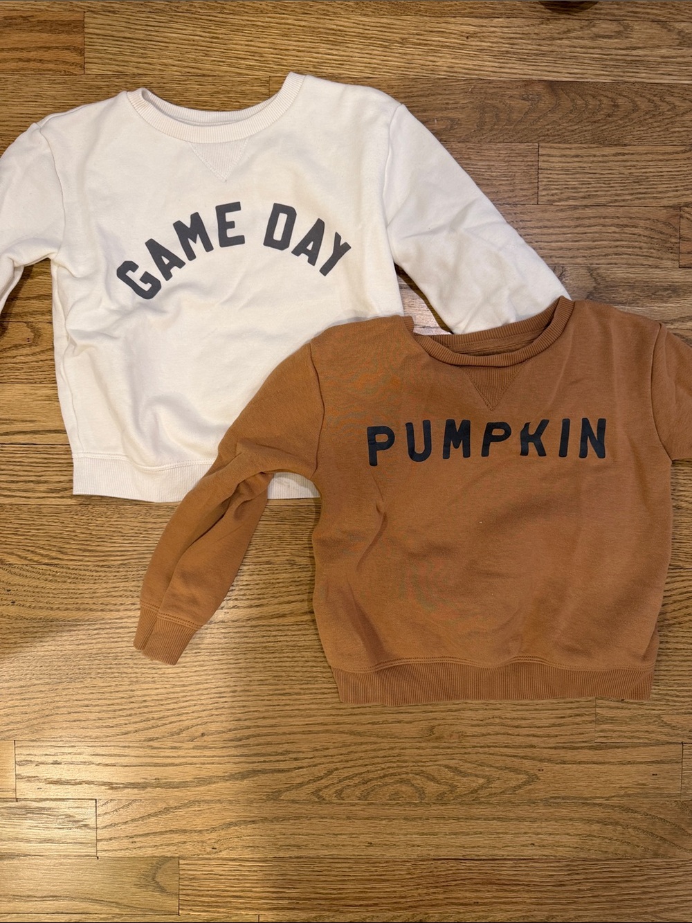 Little Co by Lauren Conrad Pumpkin and Game Day Sweatshirts